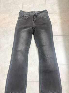 Flying Monkey Women's Black Washed Flare Jeans